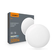 LED Світильник аварійний накладний з датчиком руху VIDEX 30W 2700-6500K 220V