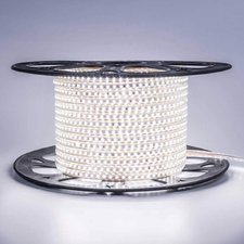 Світлодіодна стрічка біла 220V герметична AVT smd2835 120LED/м 6Вт/м IP65